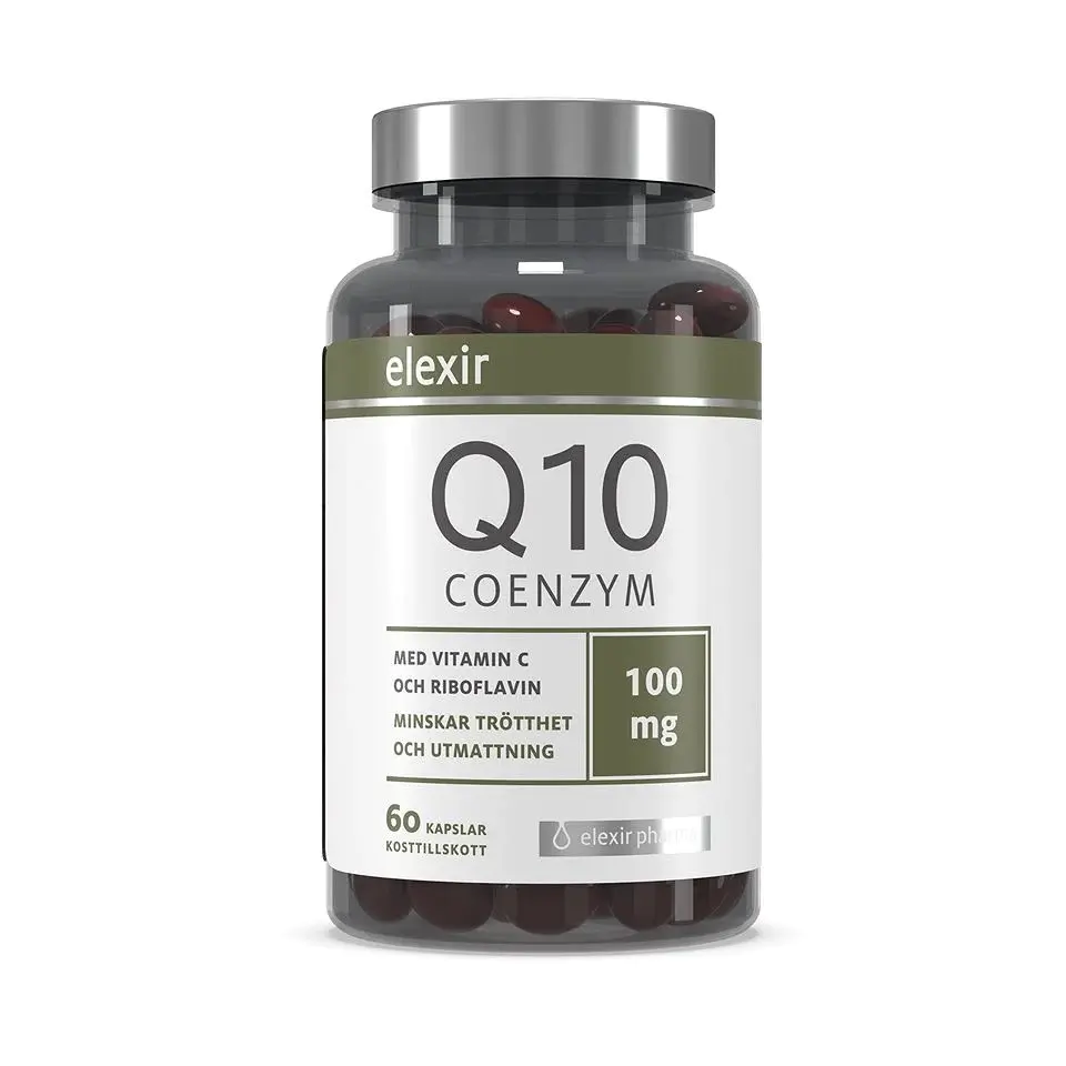 Elexir Coenzyme Q10 100 mg 60 Capsules
